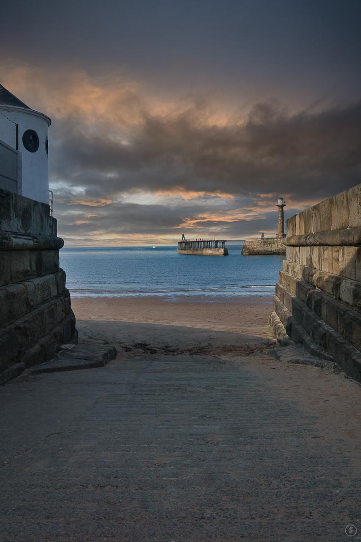 Slipway at Whitby Harbour, Yorkshire