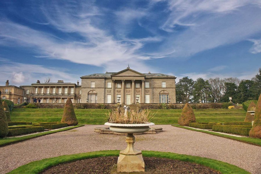 The country house at Tatton Park in East Cheshire