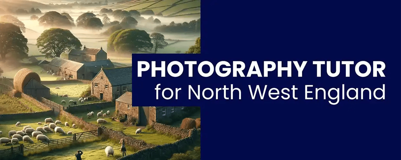 Rural farm landscape in the morning mist AI generated