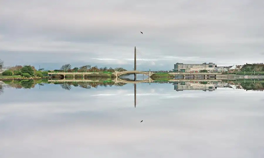 Southport Marine Lake Reflection